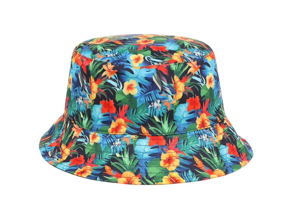 Crowns By Lids Tropical Bucket Hat - Green/Yellow