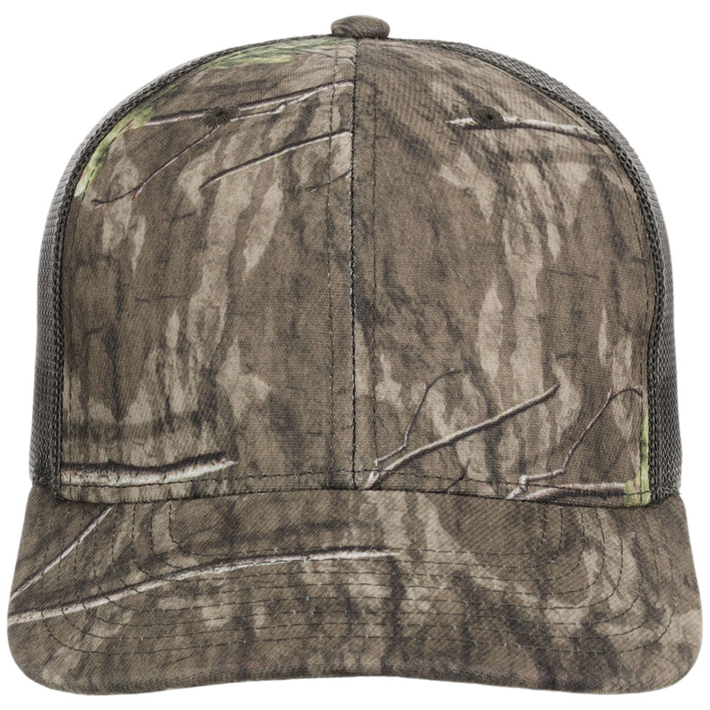 Mossy Oak X Crowns By Lids Blank Trucker Cap - Country Rights Camo