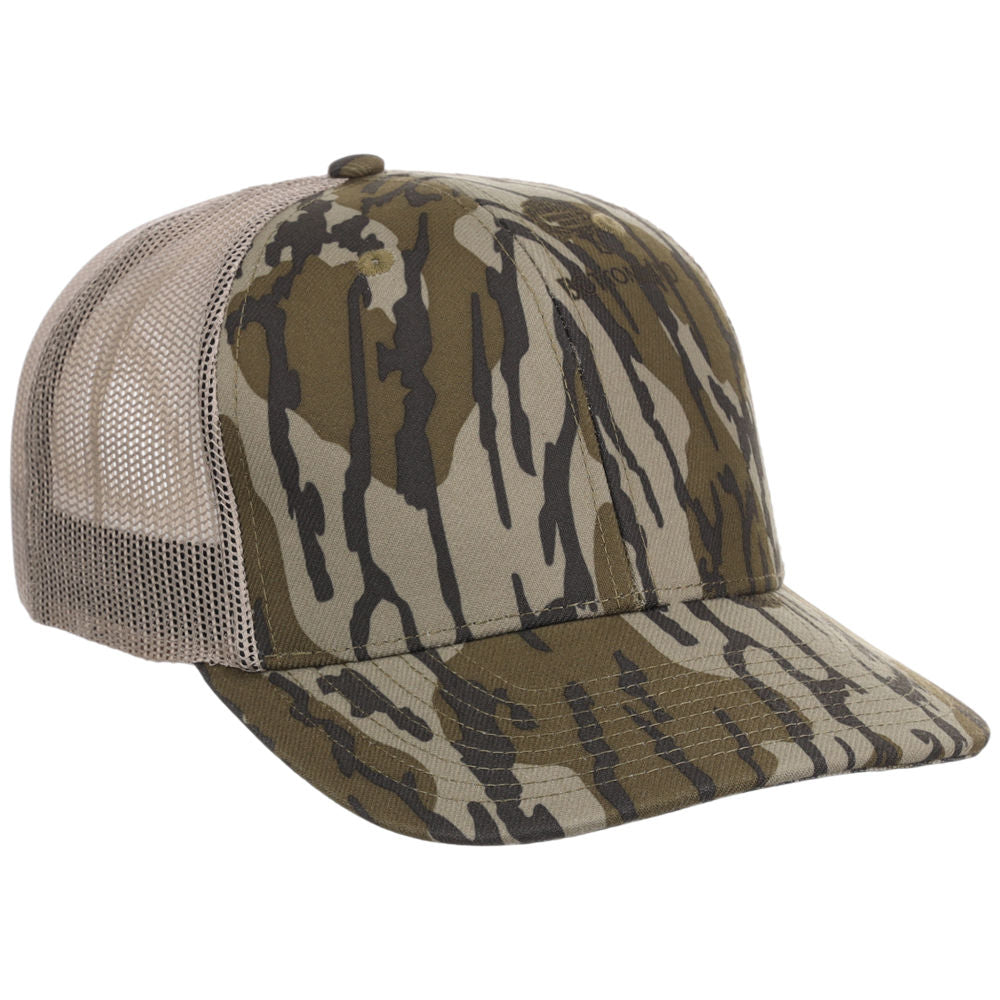 Mossy Oak X Crowns By Lids Blank Trucker Cap - Bottomland Camo