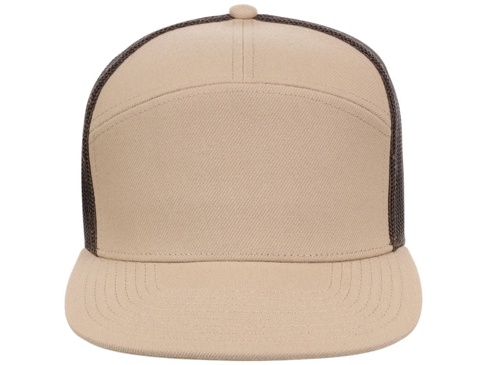 Crowns by Lids Birdie 7-Panel Trucker - Khaki/Brown