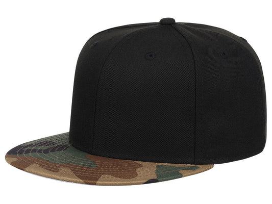 Crowns By Lids Dime Snapback Cap - Black/Camo