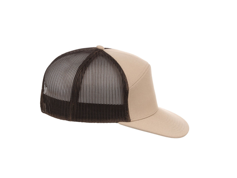 Crowns by Lids Birdie 7-Panel Trucker - Khaki/Brown