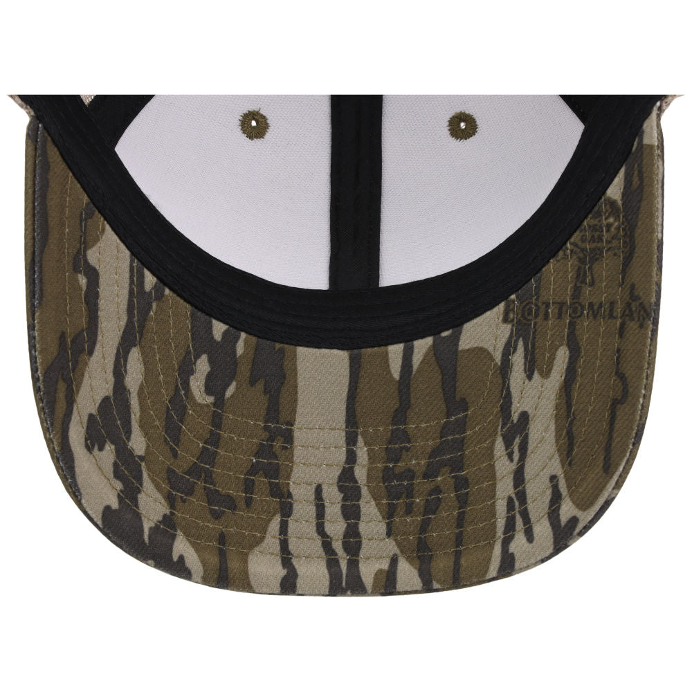 Mossy Oak X Crowns By Lids Blank Trucker Cap Bottomland Camo CustomLids