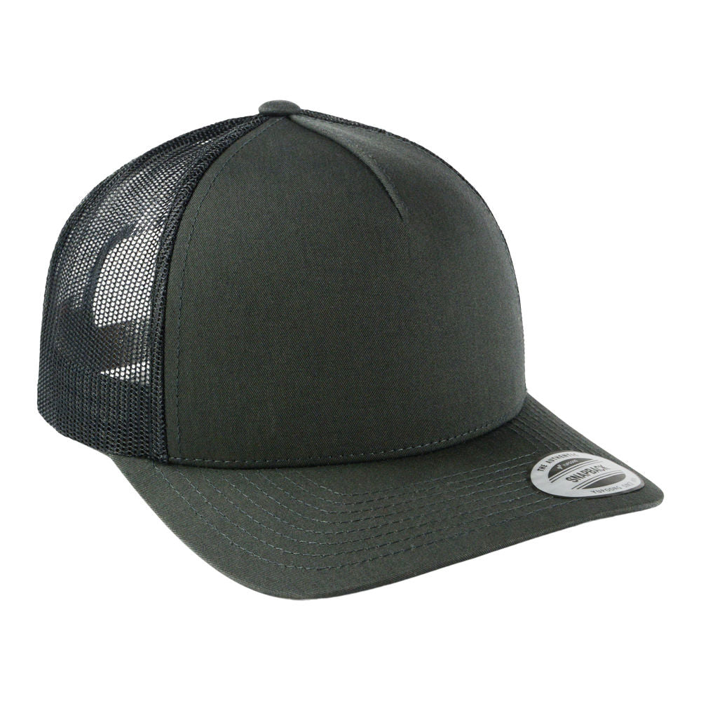 Flexfit 5-Panel Retro Trucker - Charcoal