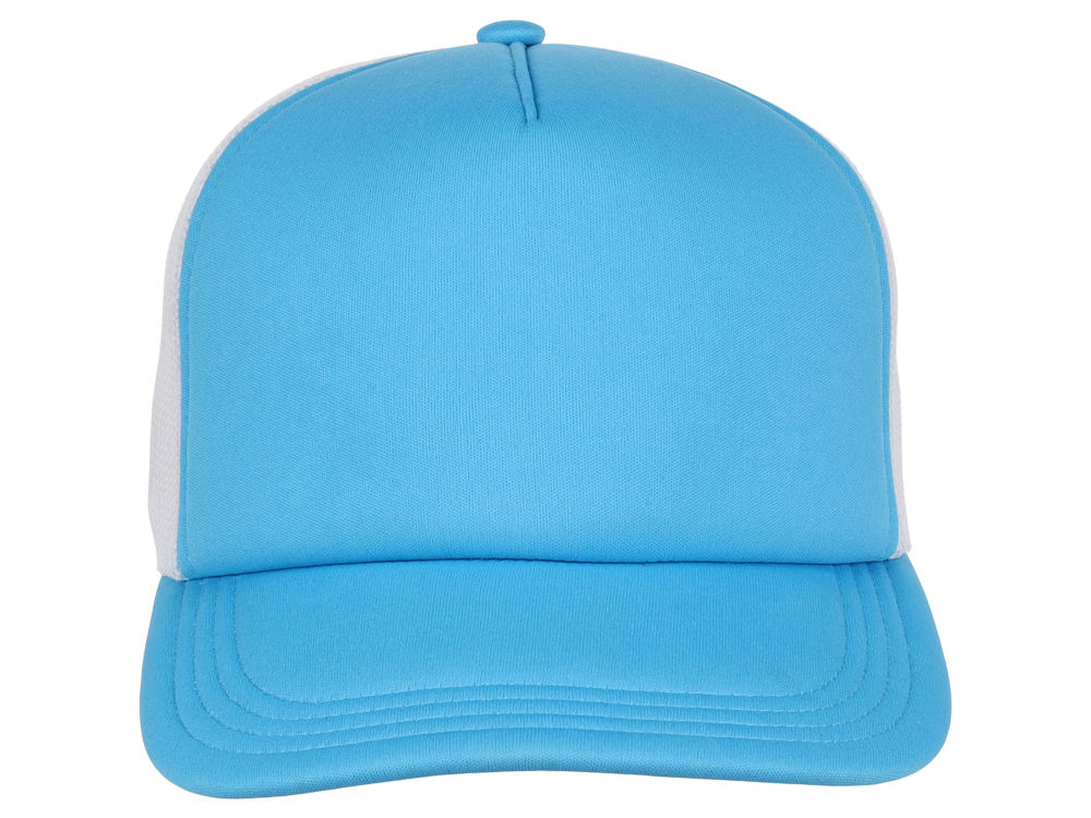 Crowns By Lids Screen Foam Trucker Cap - White/Light Blue