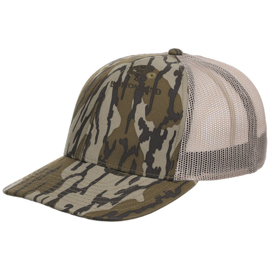 Mossy Oak X Crowns By Lids Blank Trucker Cap - Bottomland Camo