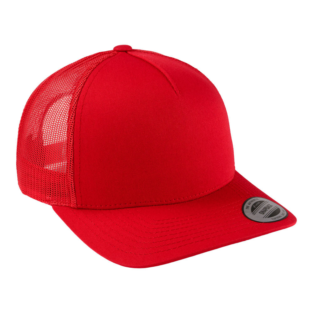 Flexfit 5-Panel Retro Trucker - Red