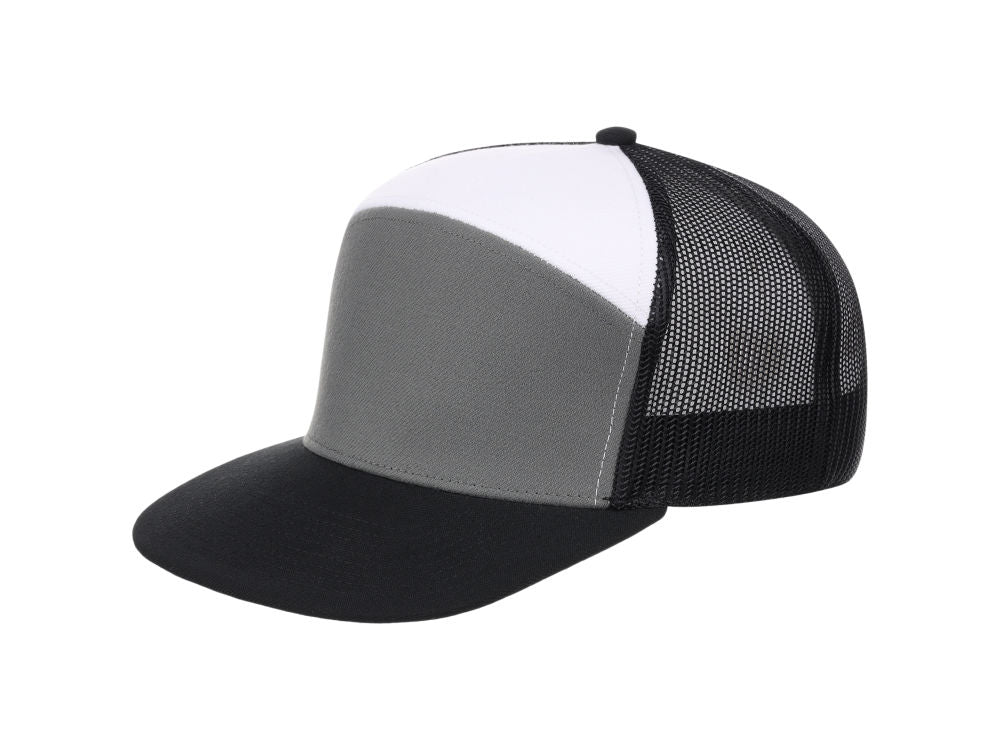 Crowns by Lids Birdie 7-Panel Trucker - Charcoal/White/Black