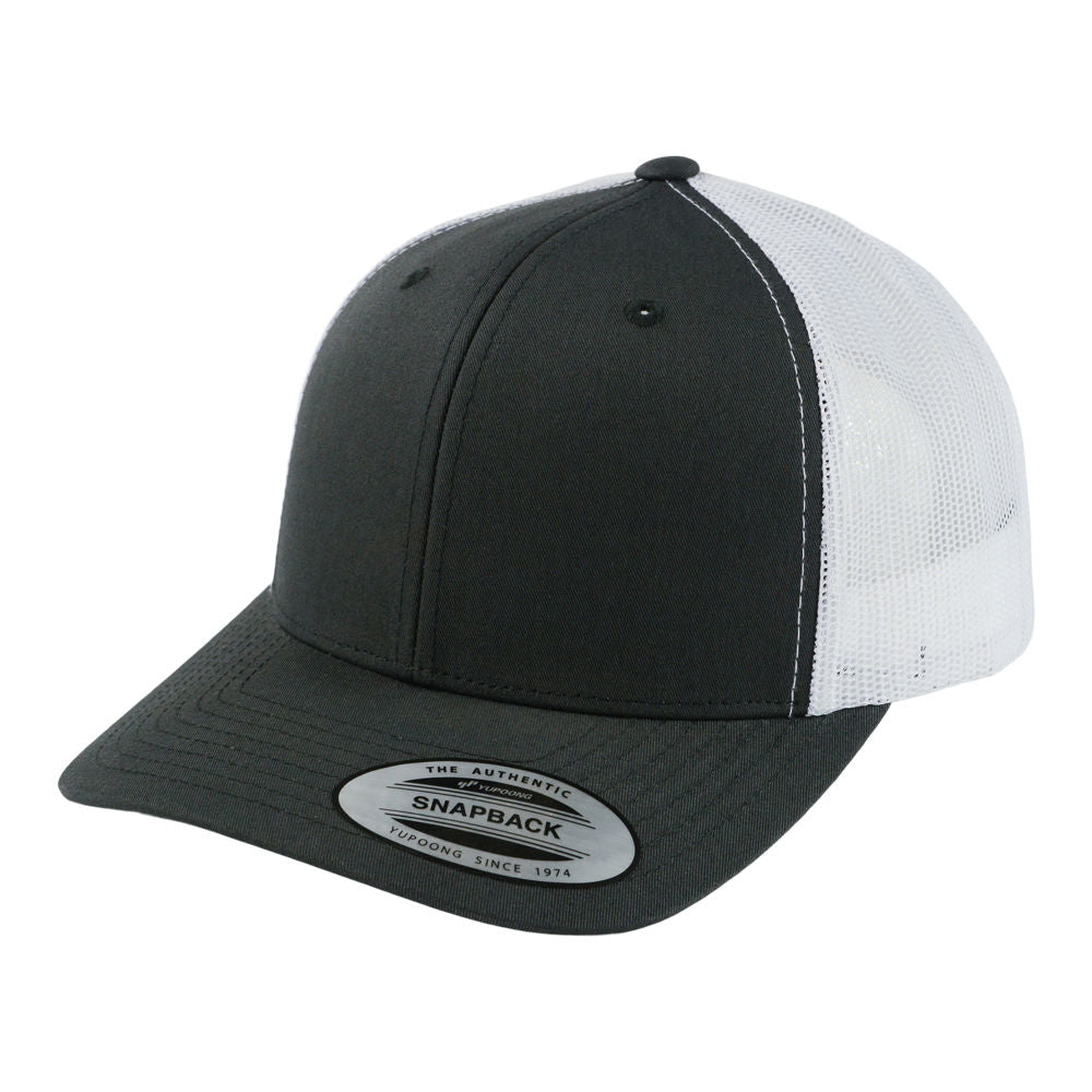 Flexfit Retro 2-Tone Trucker - Charcoal/White