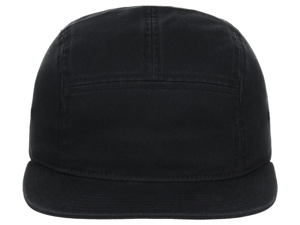 Crowns By Lids Camper 5-Panel Hat - Black