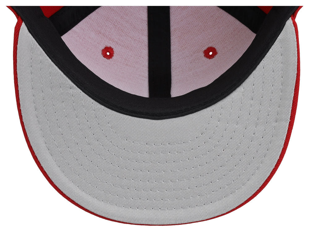 Crowns By Lids Youth Dime Snapback Cap - Red