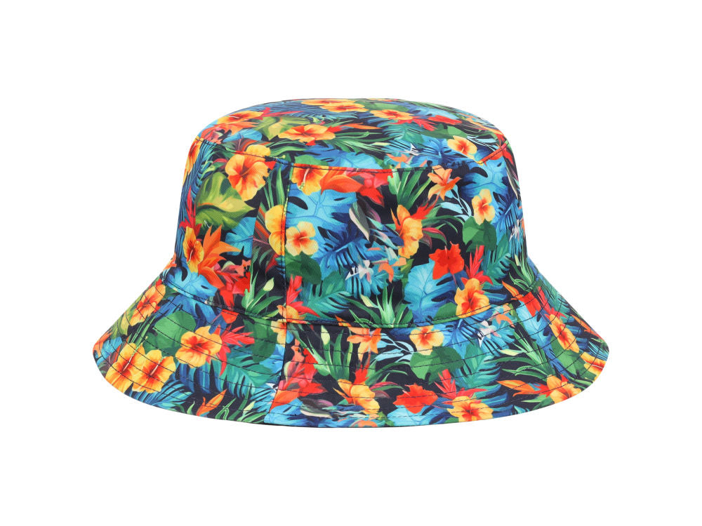 Crowns By Lids Tropical Bucket Hat - Green/Yellow
