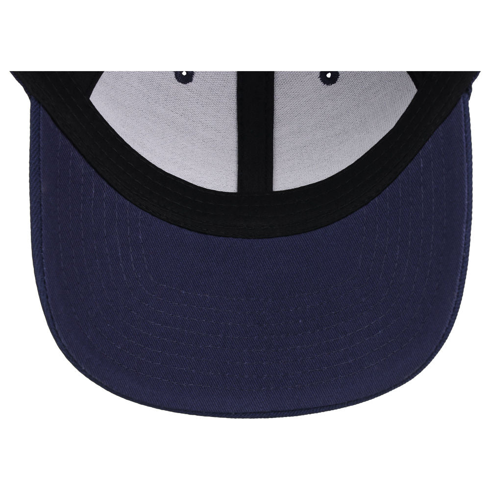 Lids Blank Crossover Dad Hat - Adjustable Strapback, Wool & Acrylic Blend, Classic Curved Visor