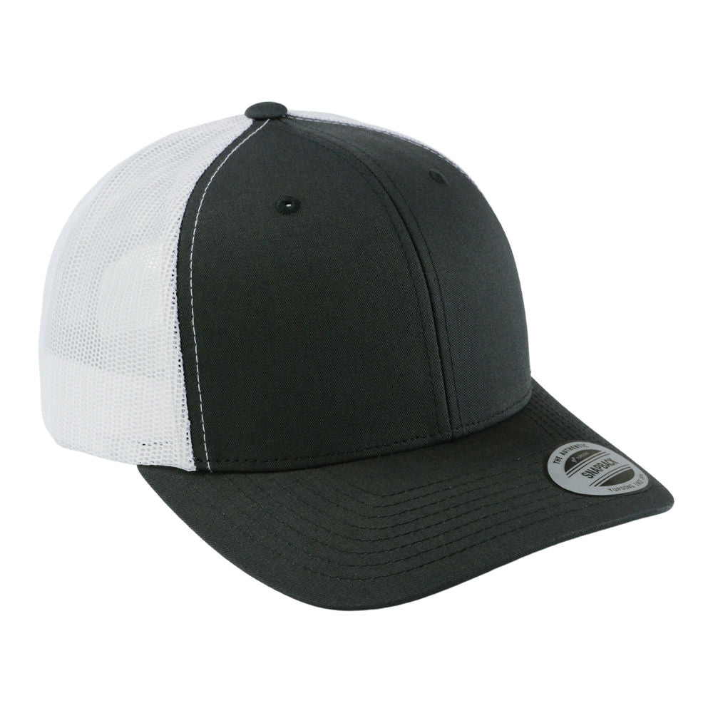 Flexfit Retro 2-Tone Trucker - Charcoal/White