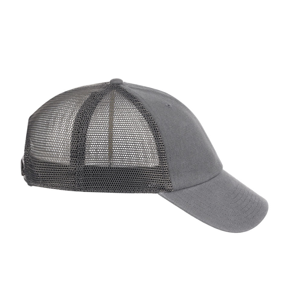 Crowns By Lids Workers Canvas Meshback Trucker Cap - Dark Grey