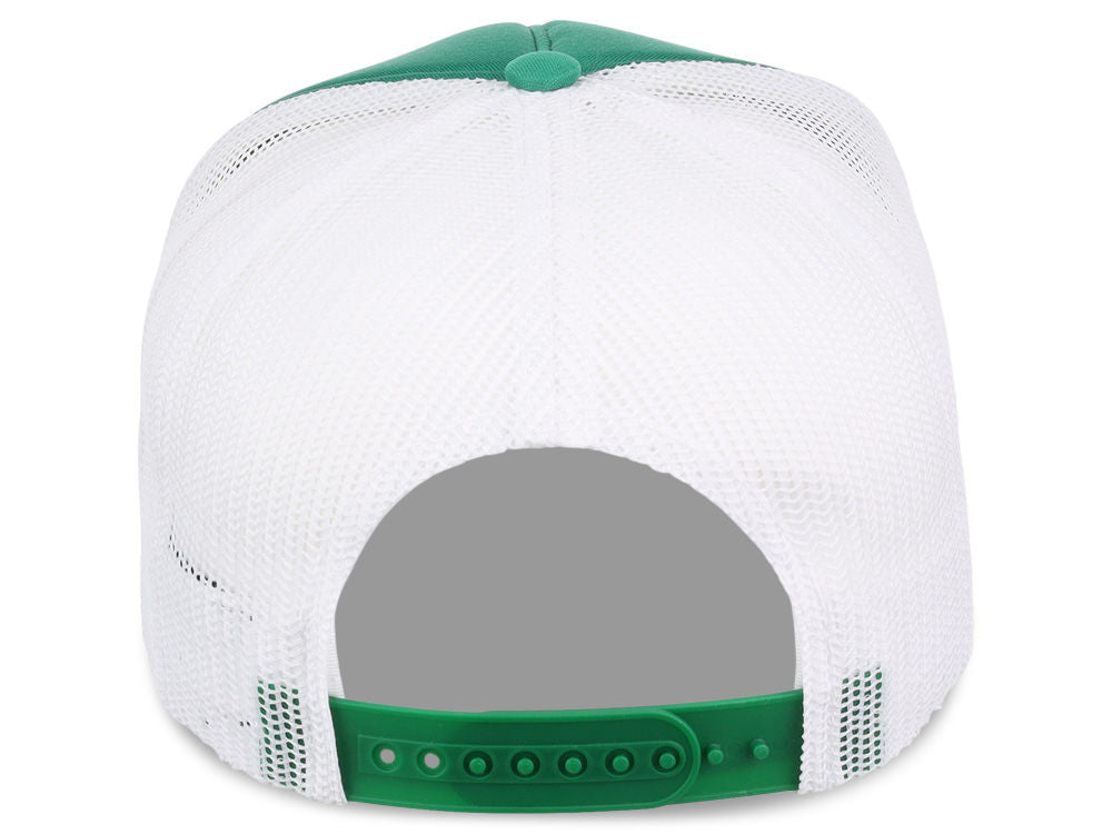 Crowns By Lids Screen Foam Trucker Cap - White/Green