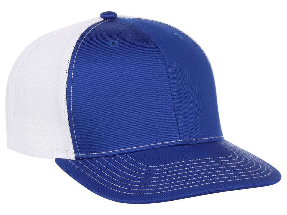 Crowns By Lids Slam Dunk Trucker Cap - Royal Blue/White