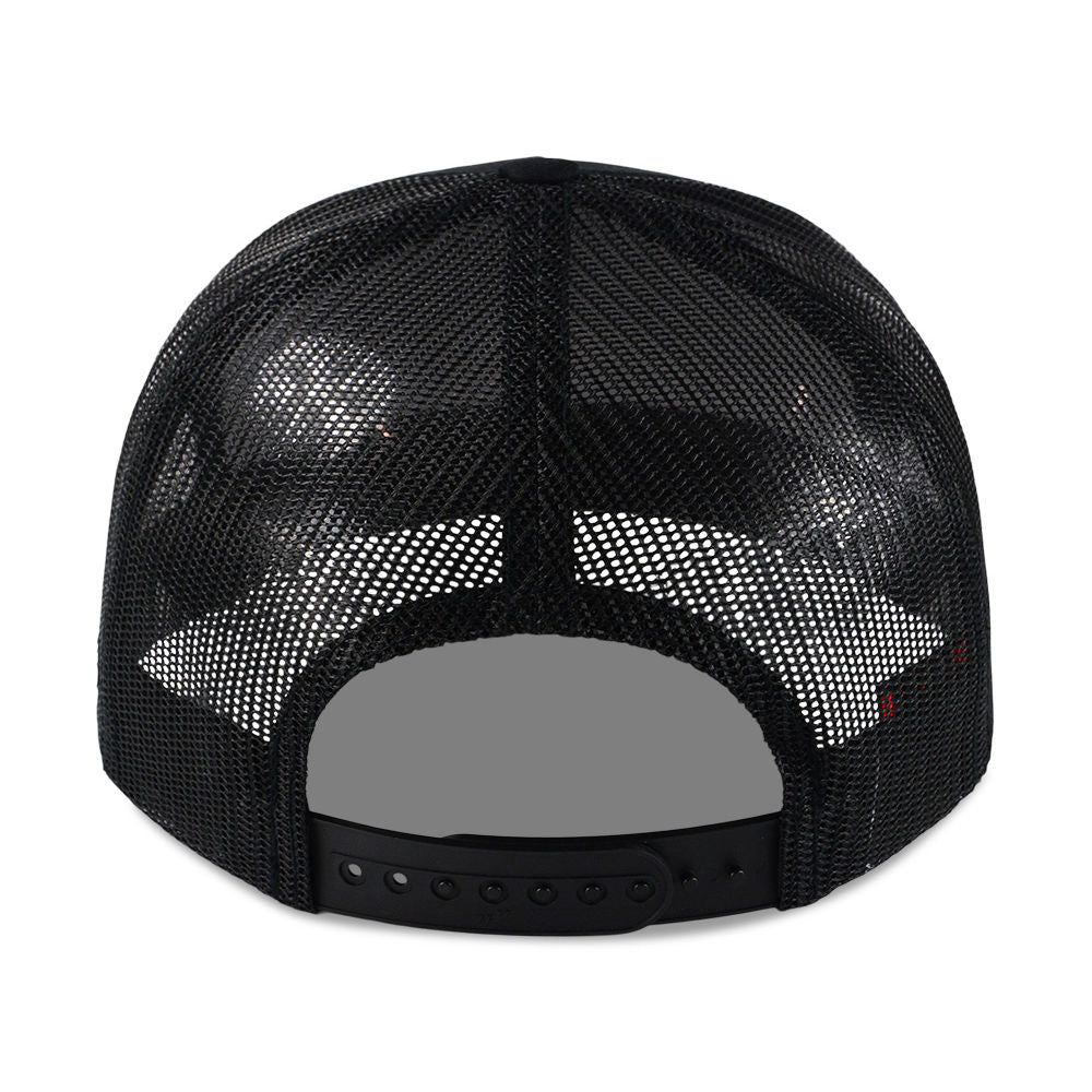 YP Classics 5-Panel Retro Trucker - Black