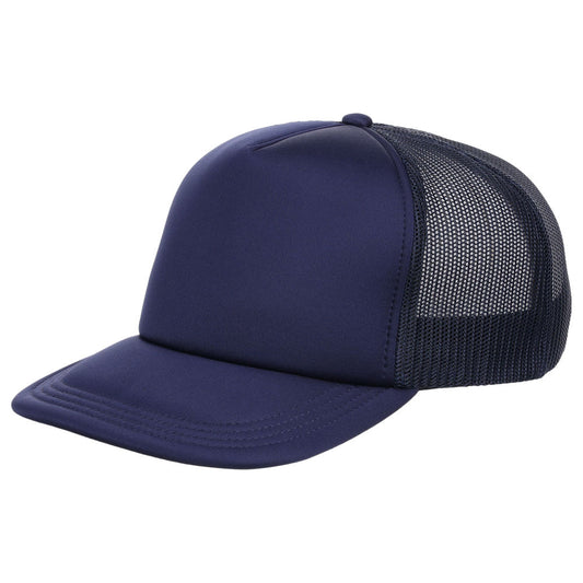 Crowns By Lids Screen Foam Trucker Cap - Navy/Navy