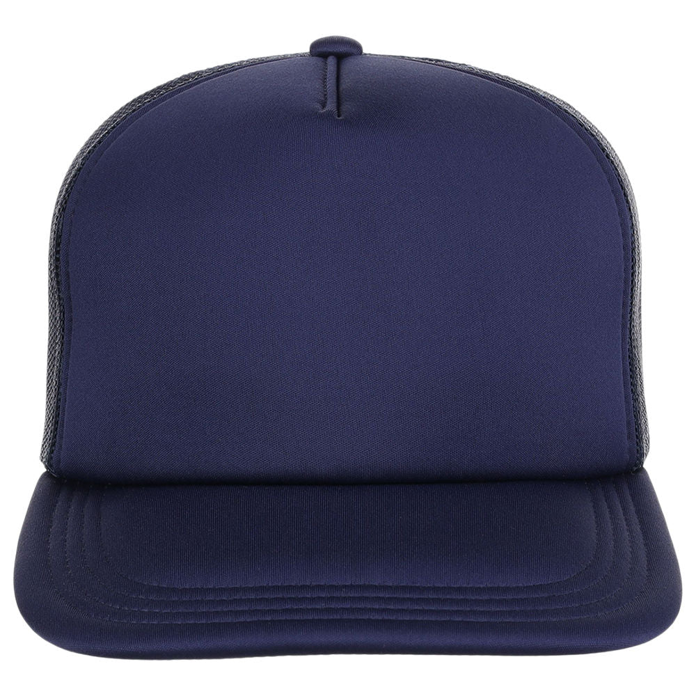 BOTT Typo Trucker Cap NAVY キャップ ネイビー 紺 Crowns By Lids Screen Foam Trucker Cap - Navy/Navy