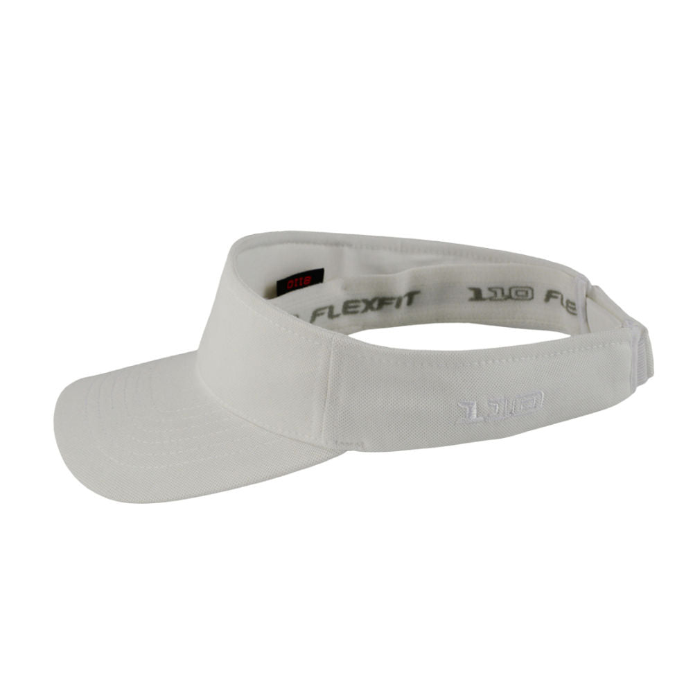 Flexfit Mini Pique Visor - White