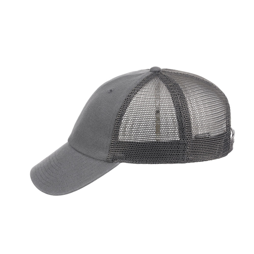 Crowns By Lids Workers Canvas Meshback Trucker Cap - Dark Grey