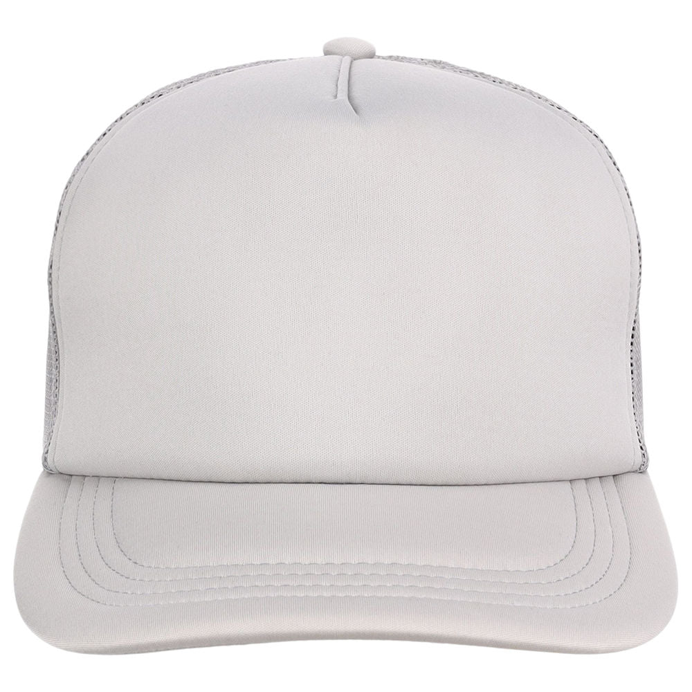 Crowns By Lids Screen Foam Trucker Cap Grey/Grey