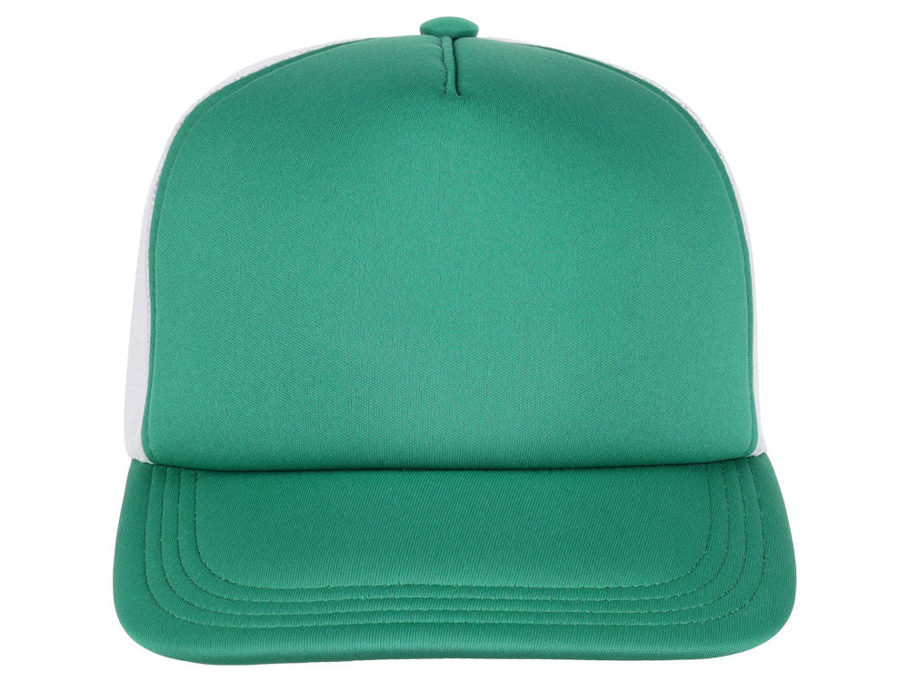 Crowns By Lids Screen Foam Trucker Cap - White/Green