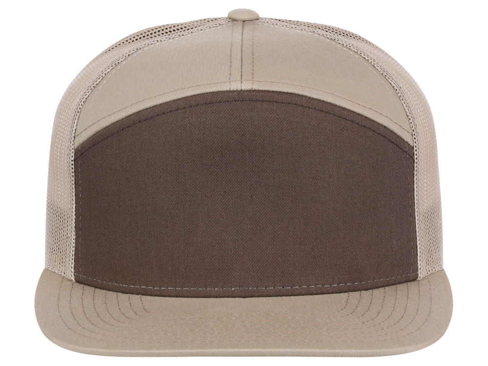 Rogers Sporting Goods Richardson 168 Duck Patch Trucker Hat in Pale Khaki Loden | Polyester/Nylon/Cotton