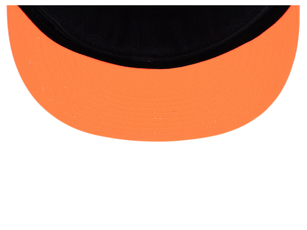 Flexfit 210 Home Run - Black/Neon Orange