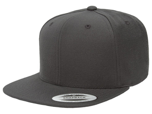 Flexfit Blank Snapback - Charcoal – Customlids.com