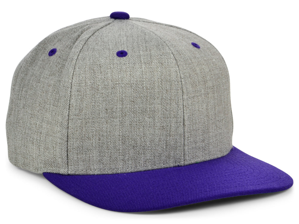 Flexfit Classics Premium Snapback - Gray/Purple – | Flex Caps