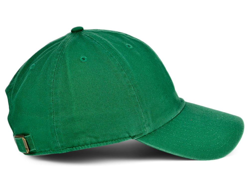 47 Blank Classic Clean Up Cap, Adjustable Plain Baseball Hat for Men and Women - Kelly Green Cap