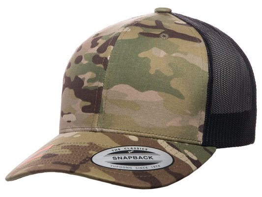 Flexfit Fan Trucker- Brown/Multicam