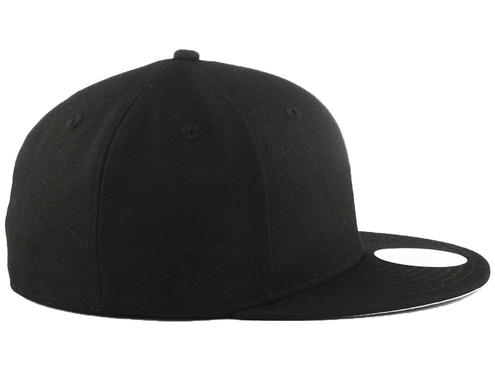 New Era Blank Custom 9FIFTY Adjustable Snapback Cap Black/Grey UV