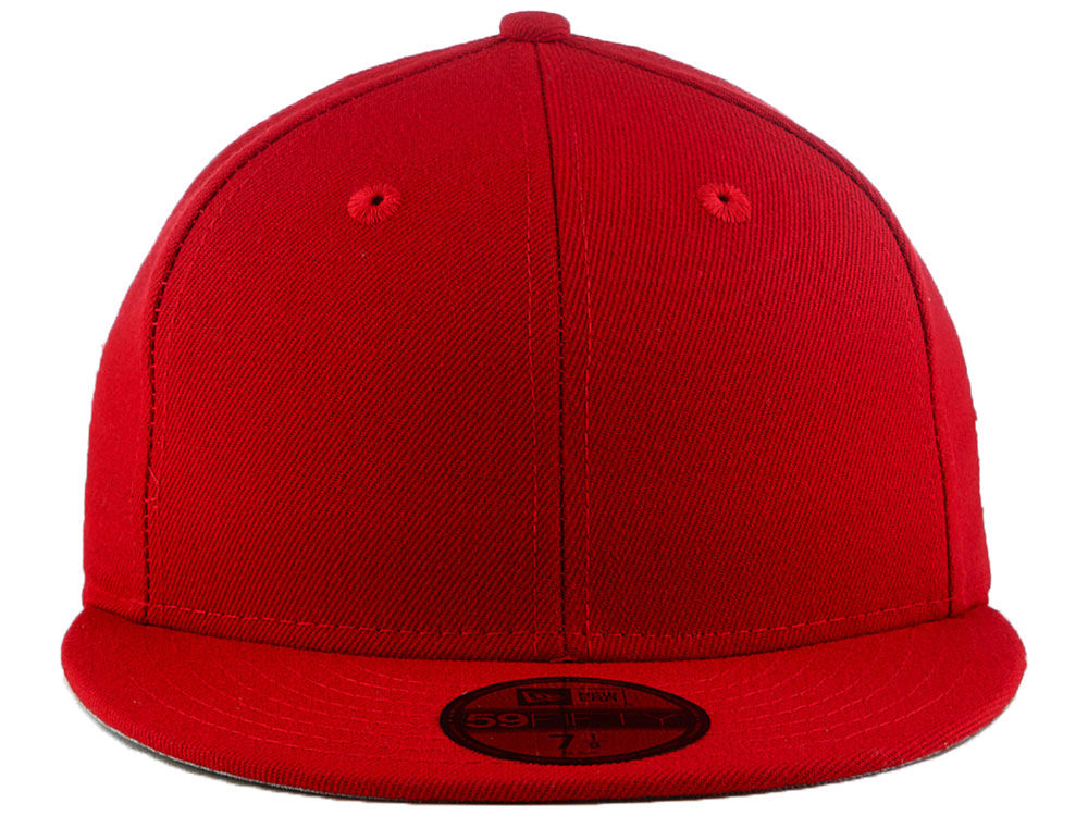 Custom red fitted hat Clearance