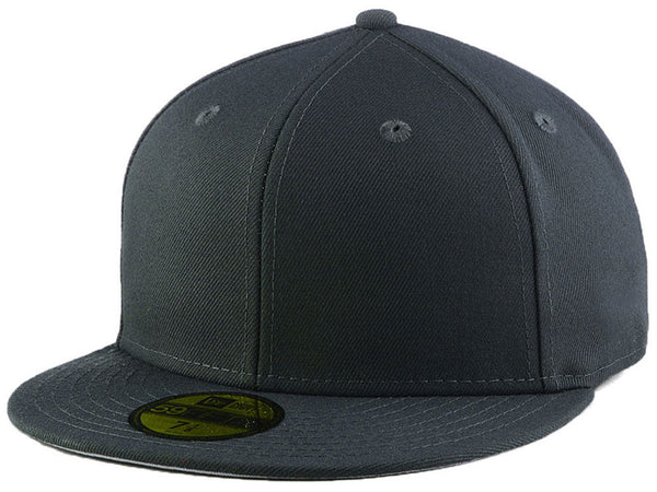 New Era Blank Low Profile 59FIFTY Fitted Hat - Graphite