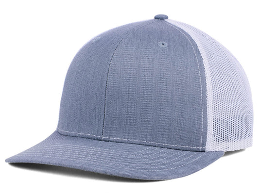 Richardson 112 Trucker - Heather Grey/White