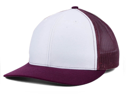 Richardson 112 Trucker - White/Maroon