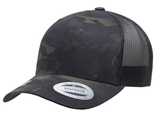 Flexfit Fan Trucker - Black/Multicam