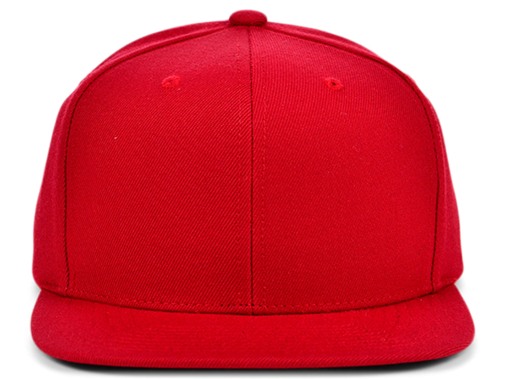 Red Mitchell & Ness Blank Classic Snapback Hat - Custom Lids