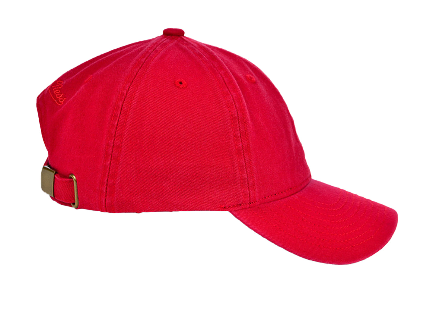 Mitchell & Ness Basic Blank Dad Hat - Red