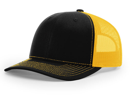 Richardson 112 Trucker - Black/Gold