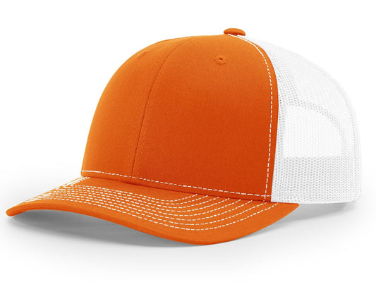 Richardson 112 Trucker - Orange/White