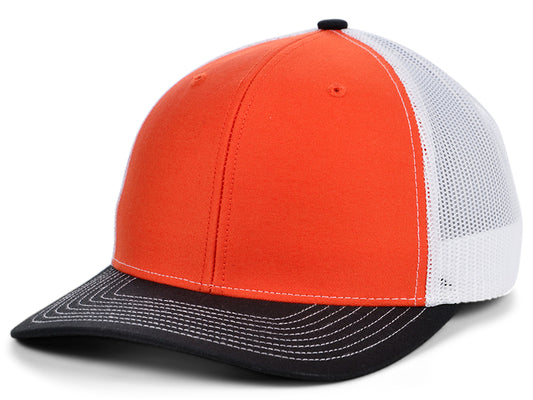 Richardson 112 Trucker - Orange/White/Black