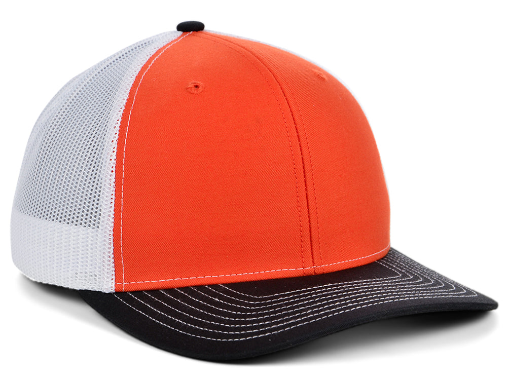 Richardson 112 Trucker - Orange/White/Black