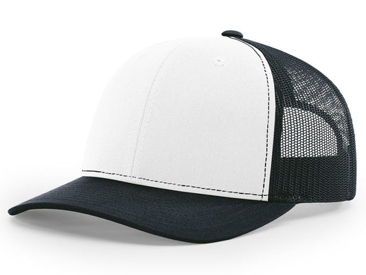 Richardson 112 Trucker - White/Navy