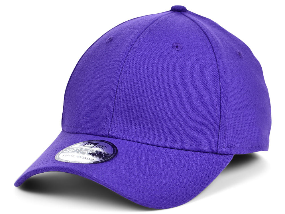 New Era Blank Poly 39THIRTY Cap - Purple