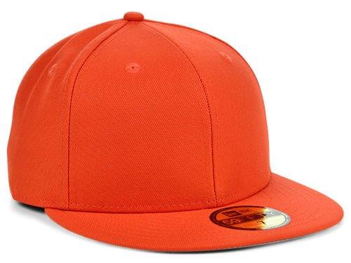 Orange fitted hats Clearance