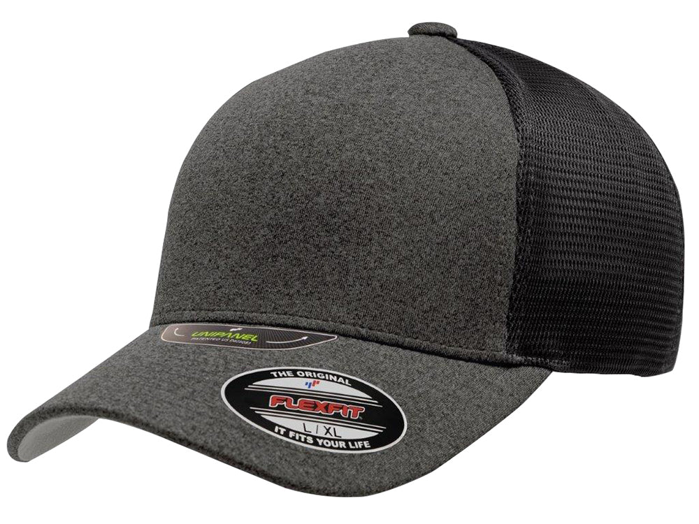 Dark Gray/Black Flexfit Unipanel Flex Hat